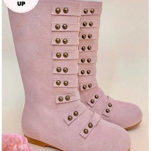 Military Style Studded Boots By Liv and Mia